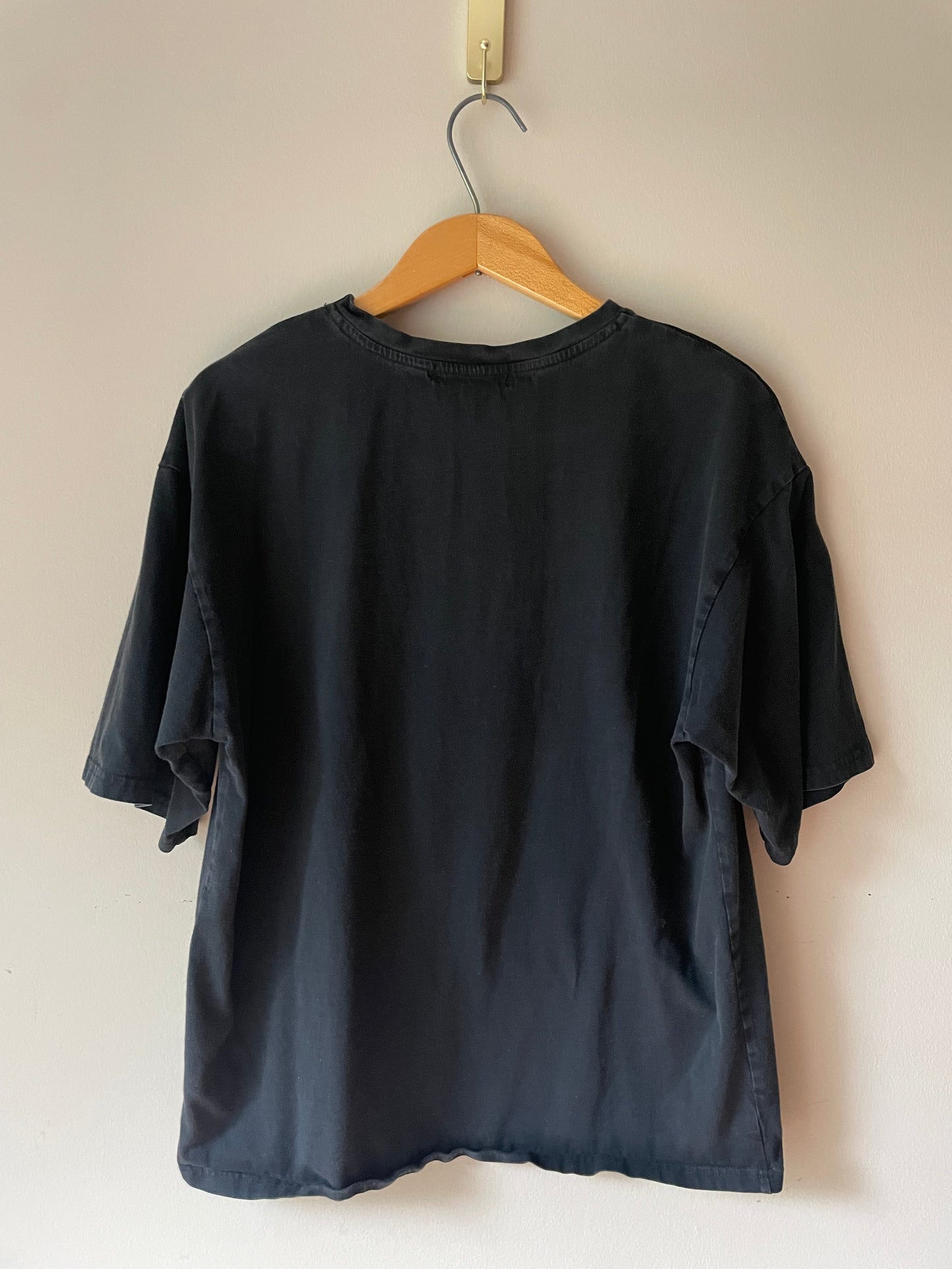 Adika Black “Ambition Carpe Diem” Oversized T-Shirt – Size Small