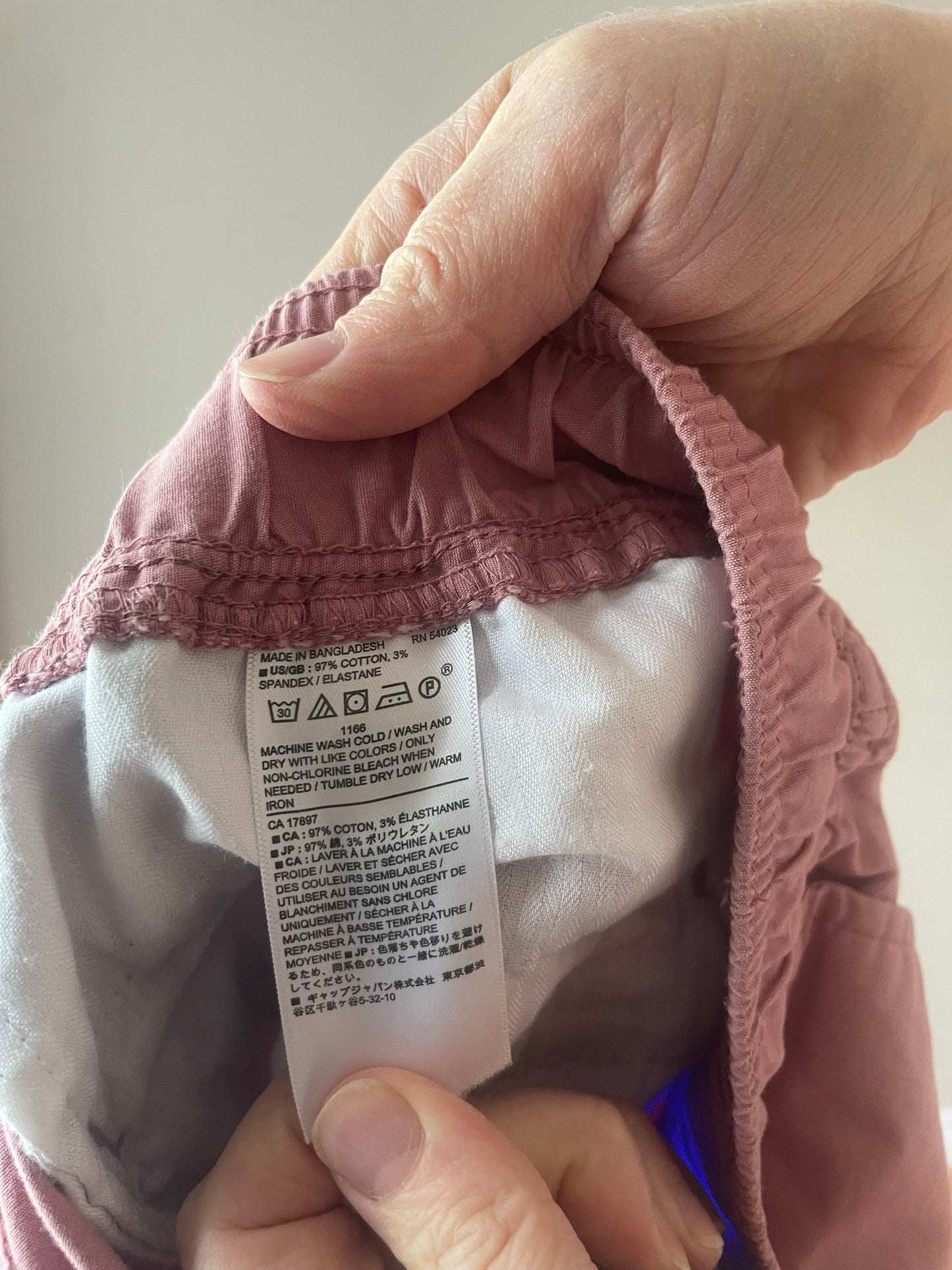 Banana Republic Dusty Rose Cotton-Blend Pull-On Shorts – Medium