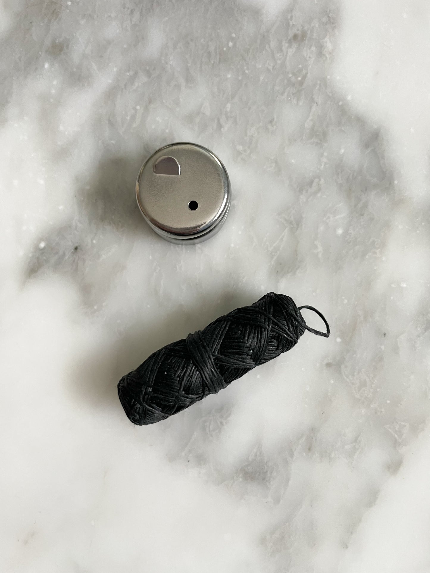 Refillable Travel Floss Canister with Mint Silk Floss - 100% Recycled Plastic