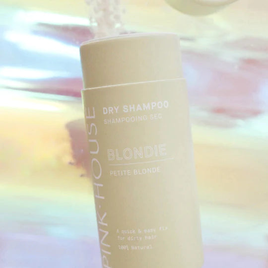 Pink House Mineral-Based Natural Dry Shampoo – Non-Scented Powder for Red, Blonde & Brown Hair