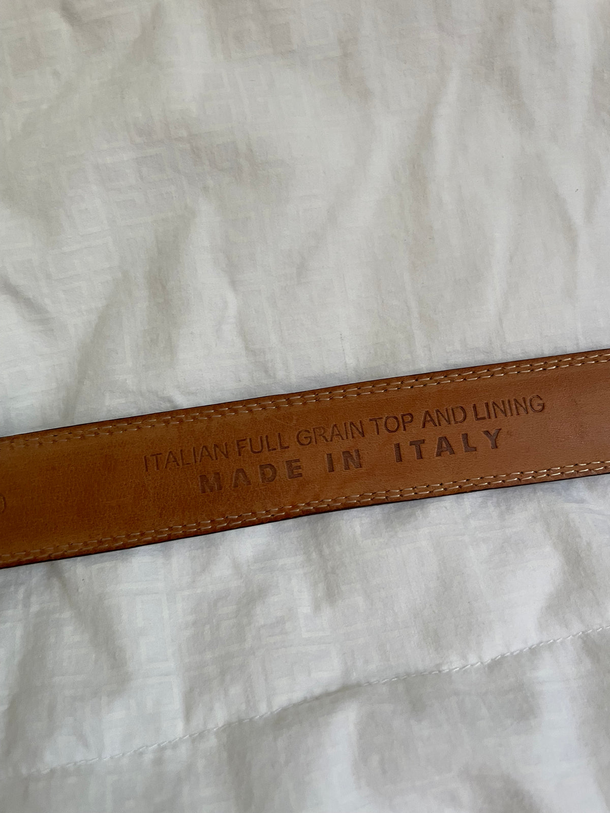 Italian Full-Grain Leather Brown Belt – XL–XXL / 44–47”