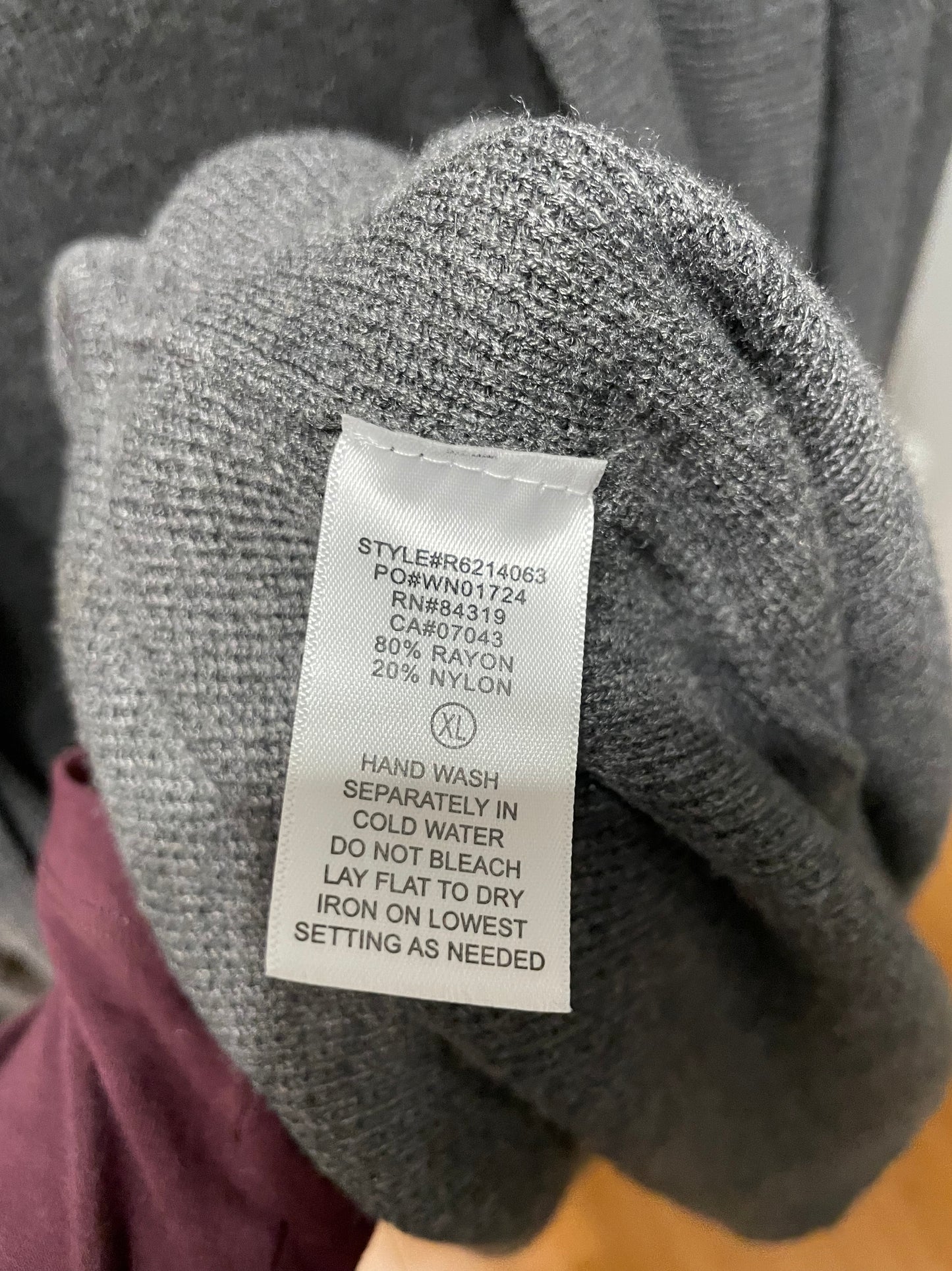 CYRUS Grey Longline Open Front Cardigan – XL