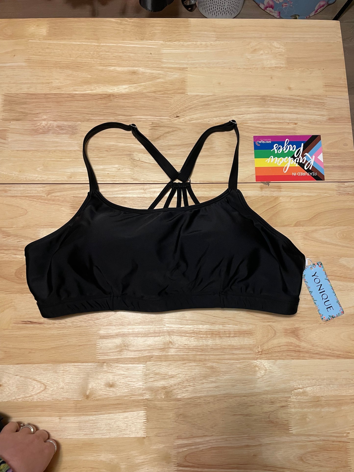 Yonique Crossback Bikini Top NWT – Size XXL