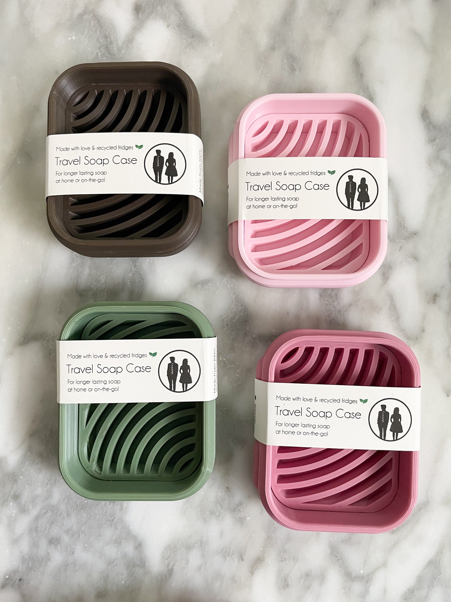Travel Soap Case (Rectangular) - 100% Recycled Plastic