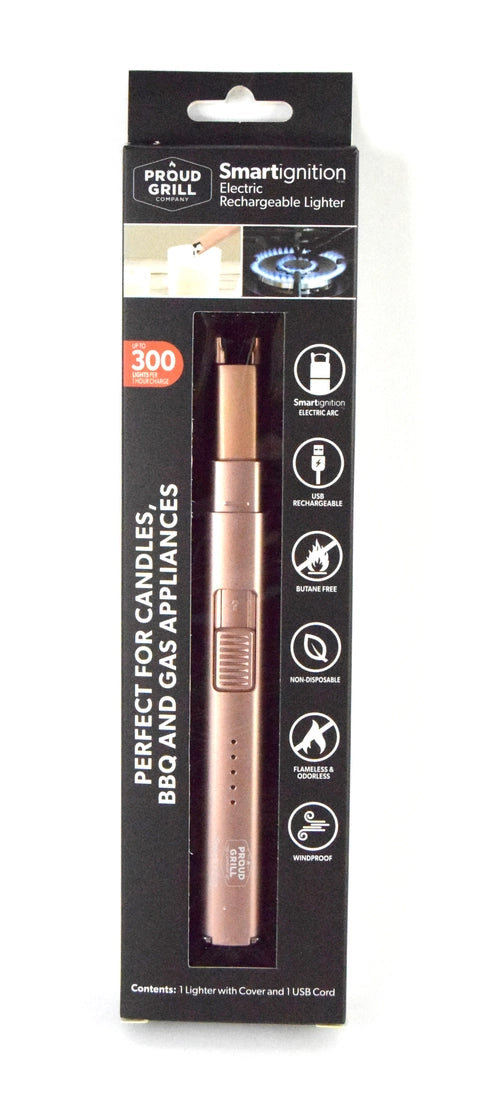 Rechargeable USB SmartIgnition Eco-Friendly Candle & Home Electric Lighter - Rose Gold