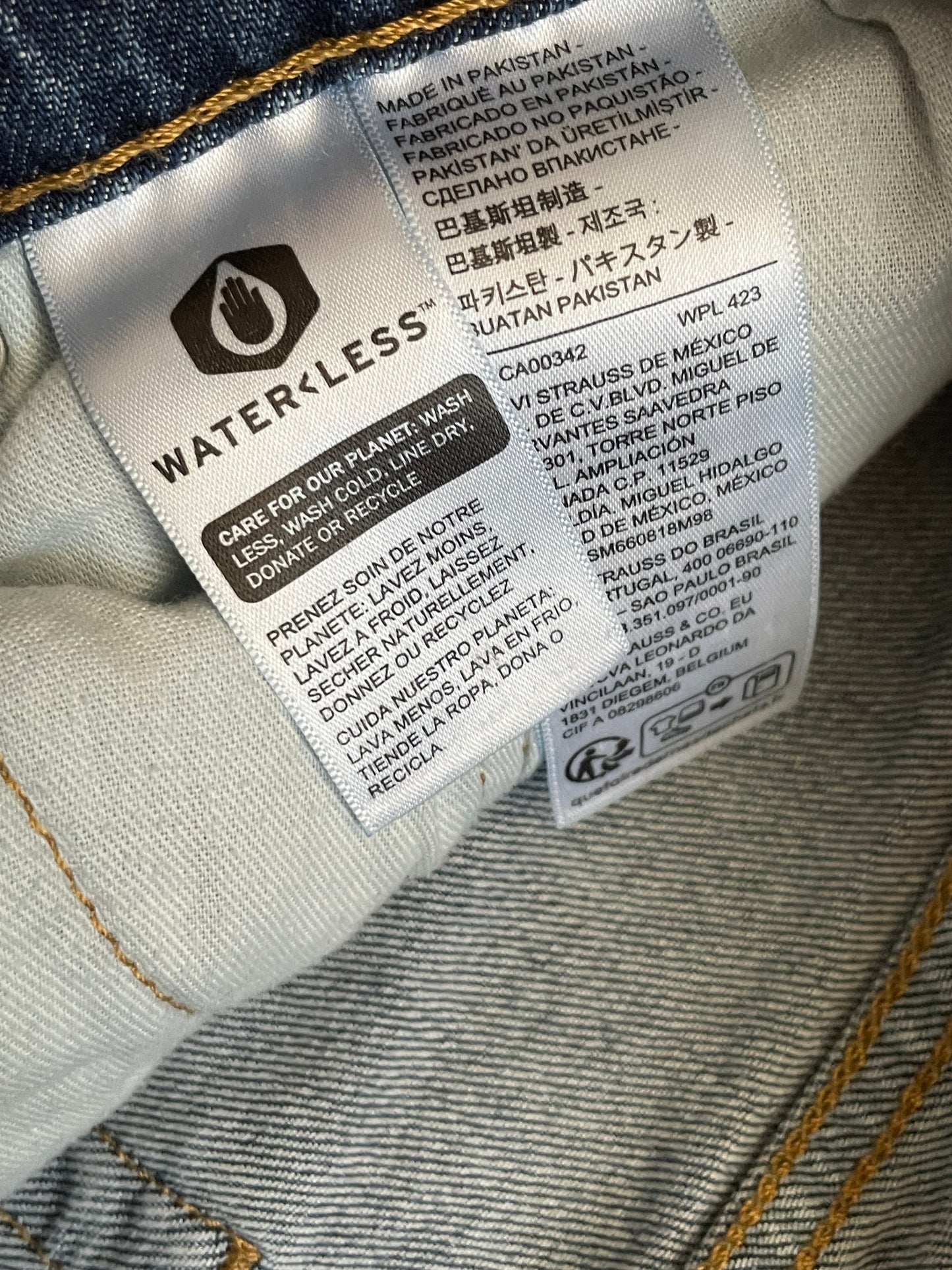 Levi’s 511 Slim Fit Jeans – W31 L32 (Water<Less) - Medium