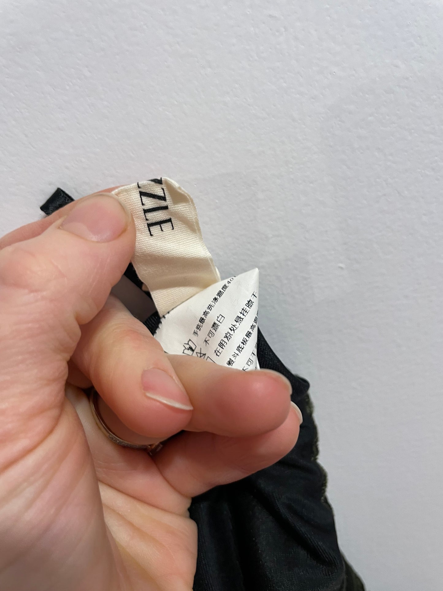 DAZZLE Olive Green Velvet Pleated Skirt – XS/S/M