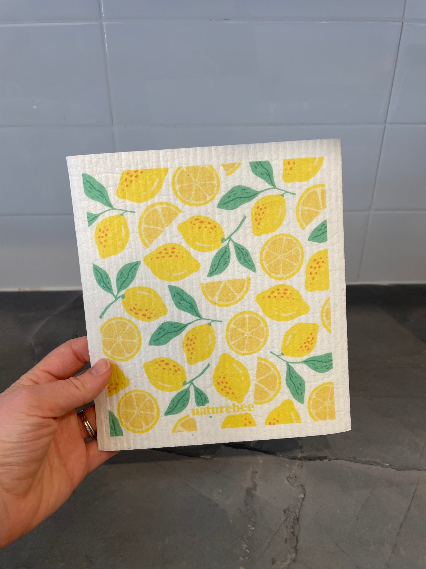 Swedish Sponge Dishcloth Lemon