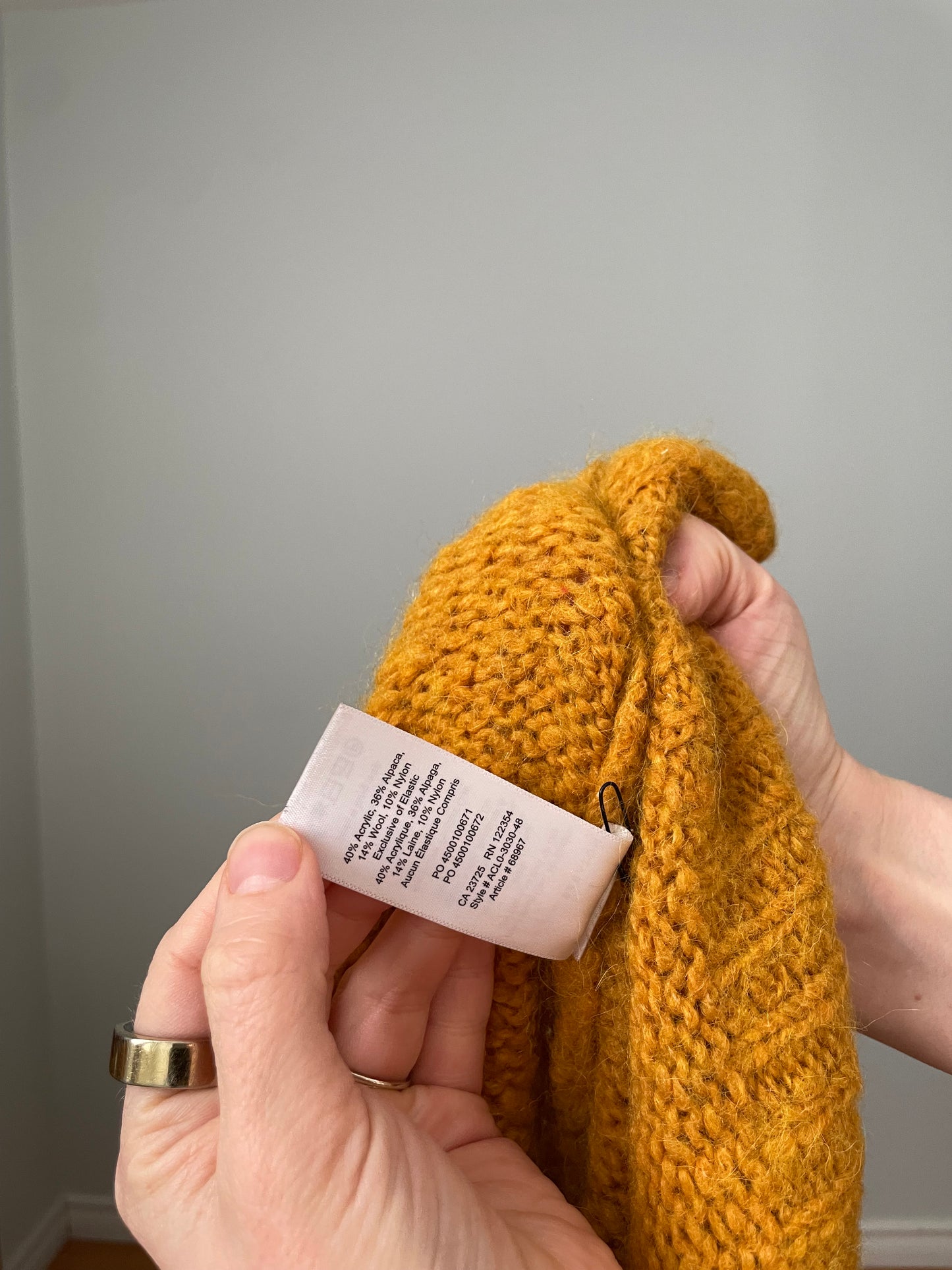 Babaton Mustard Knit Sweater – XS