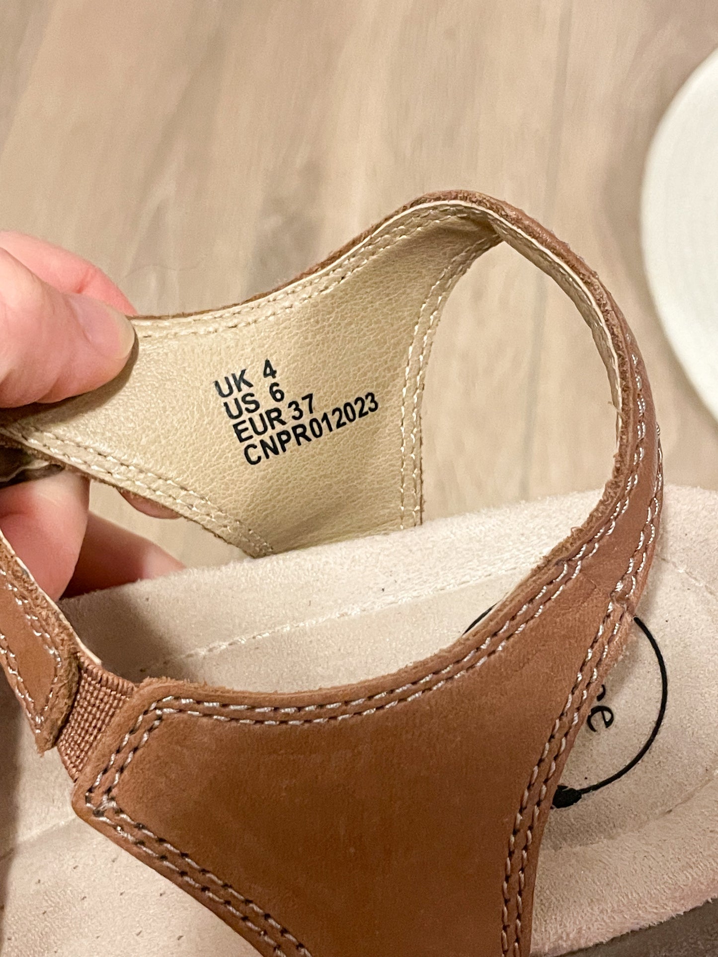 Free Spirit Braided Leather Comfort Sandals - Size 6 (US)