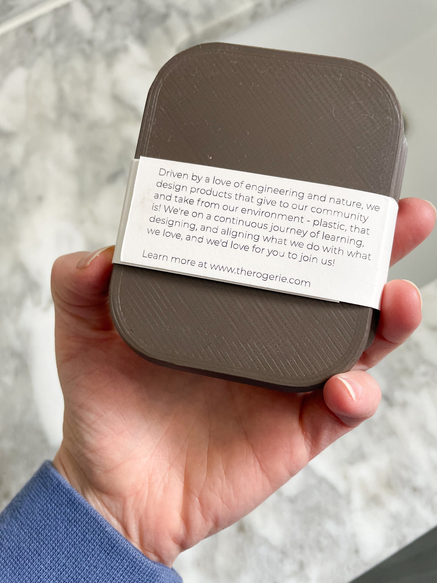 Travel Soap Case (Rectangular) - 100% Recycled Plastic