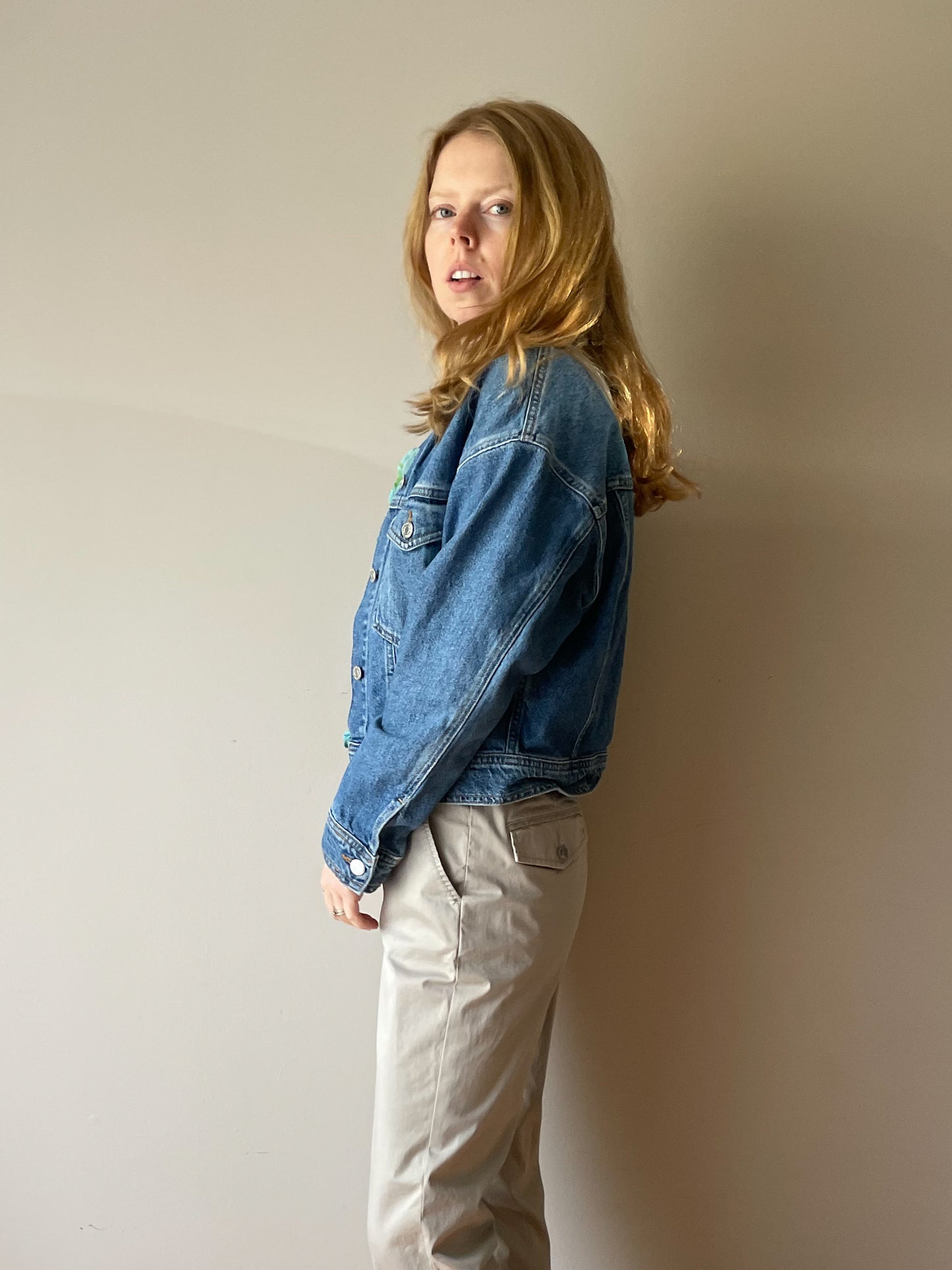 MAVI Rosa Denim Vintage Wash Relaxed 100% Cotton Denim Jacket - XS/S