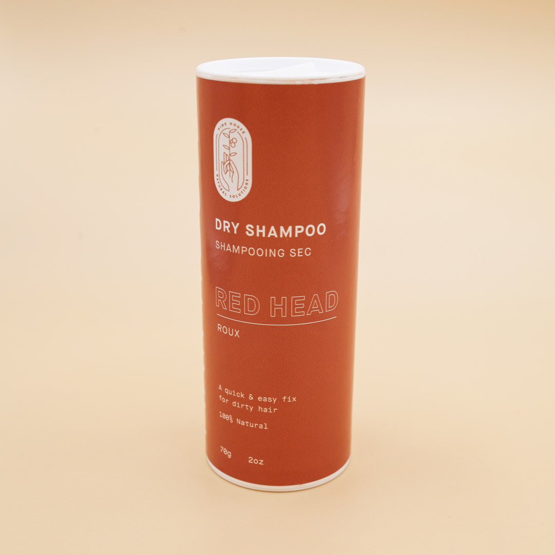 Pink House Mineral-Based Natural Dry Shampoo – Non-Scented Powder for Red, Blonde & Brown Hair