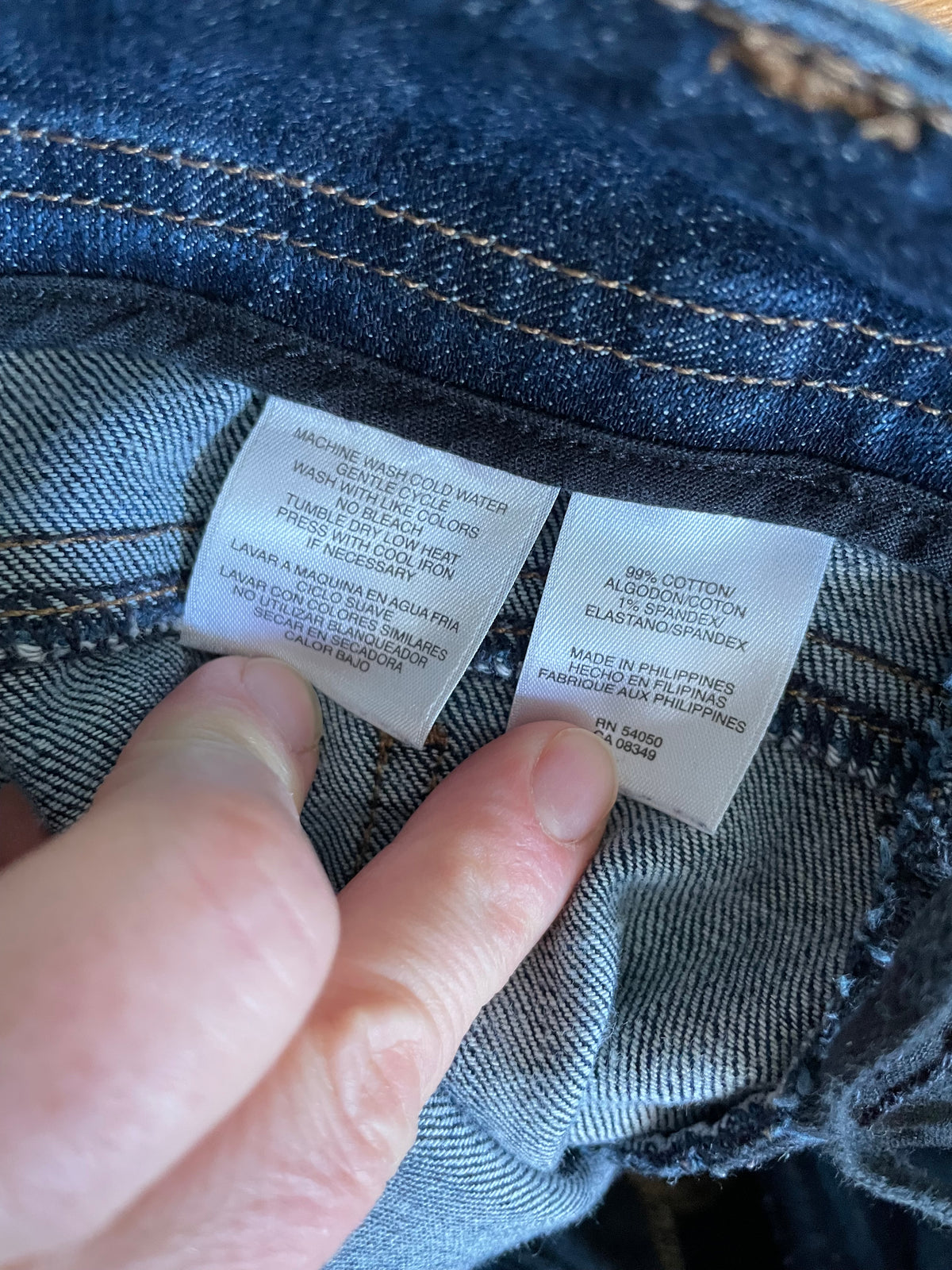 Jones New York Sport Dark Wash Stretch Flare Jeans – Size 4
