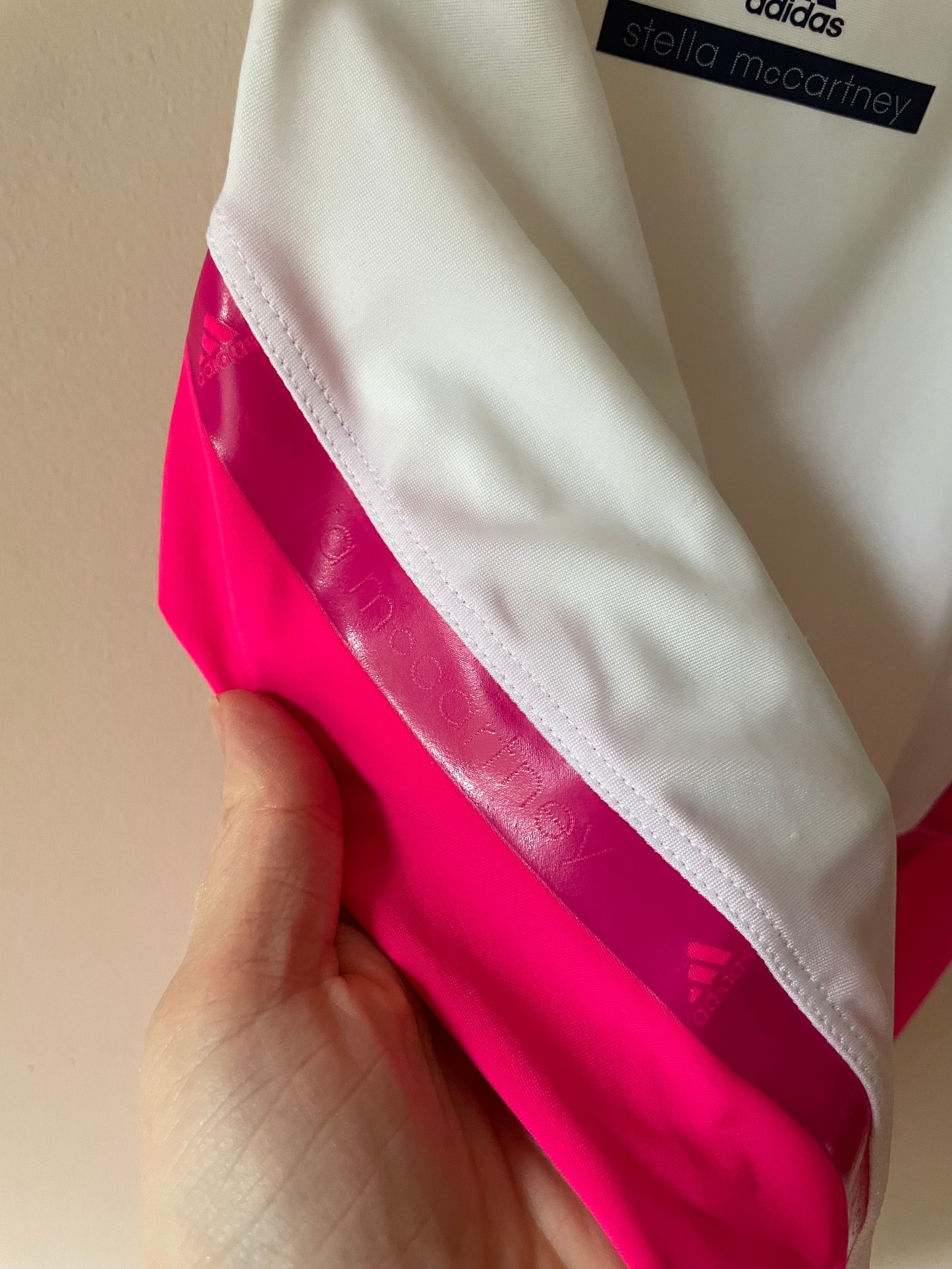 Adidas by Stella McCartney White & Pink Run Tank NWT – Size Small