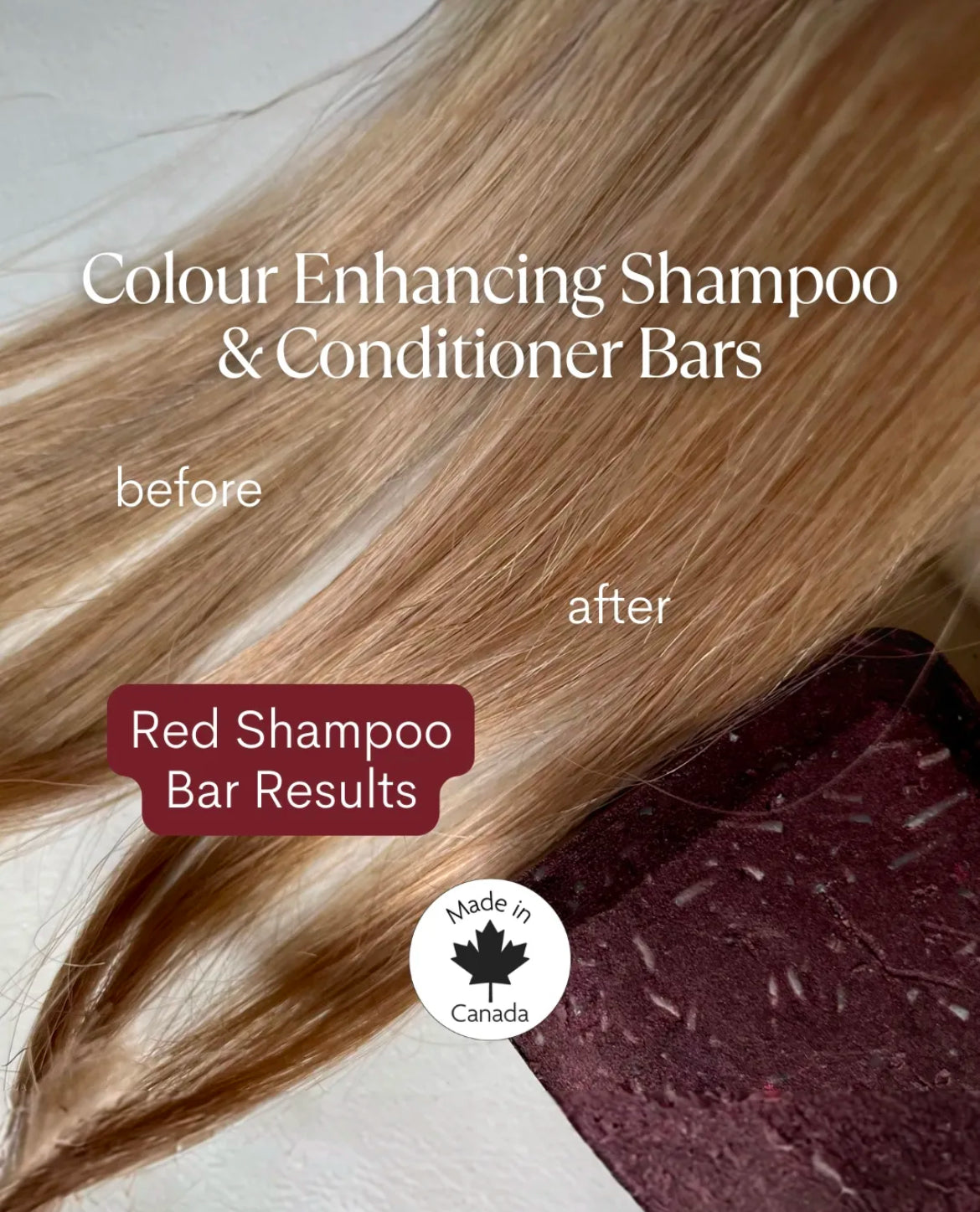 Green Room RED Silk Conditioner Bar & Shave Bar - For Red Hair