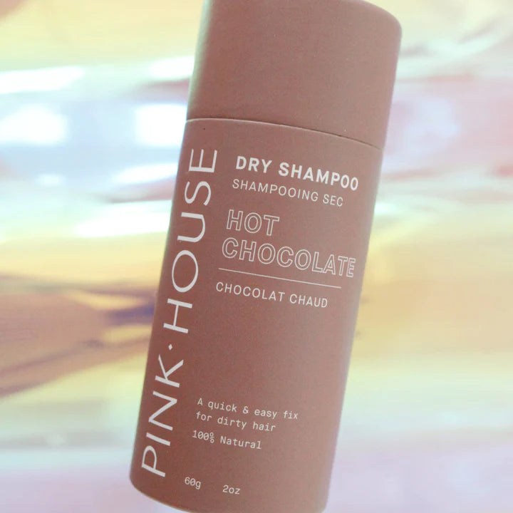 Pink House Mineral-Based Natural Dry Shampoo – Non-Scented Powder for Red, Blonde & Brown Hair