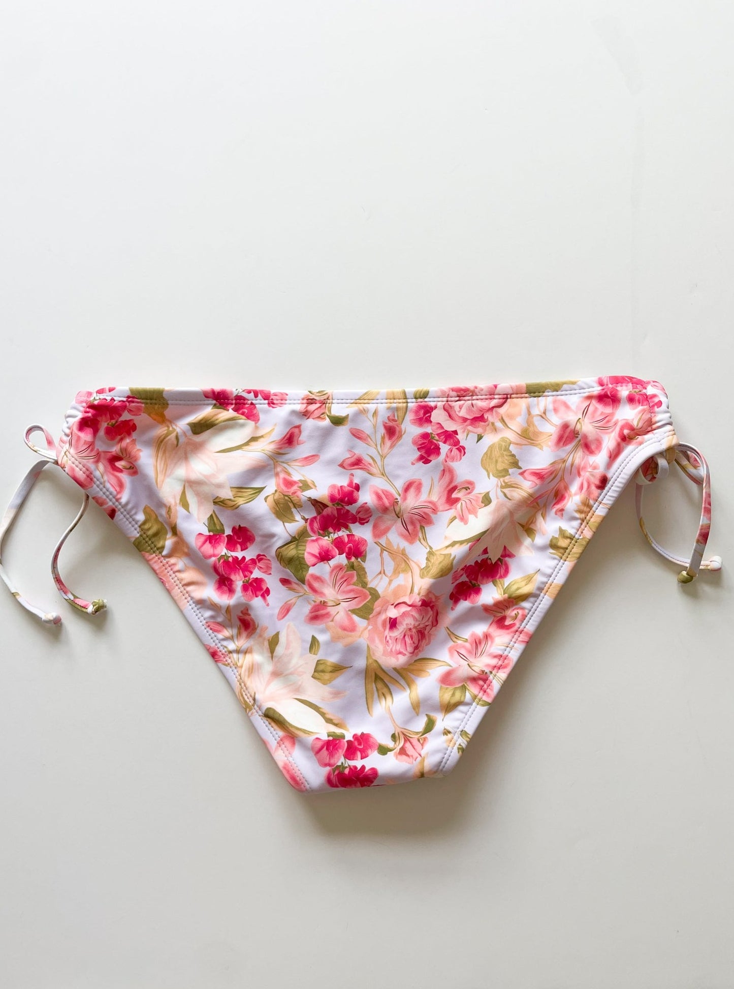 Kona Sol Pink Floral Keyhole Bikini Bottoms NWT - XL