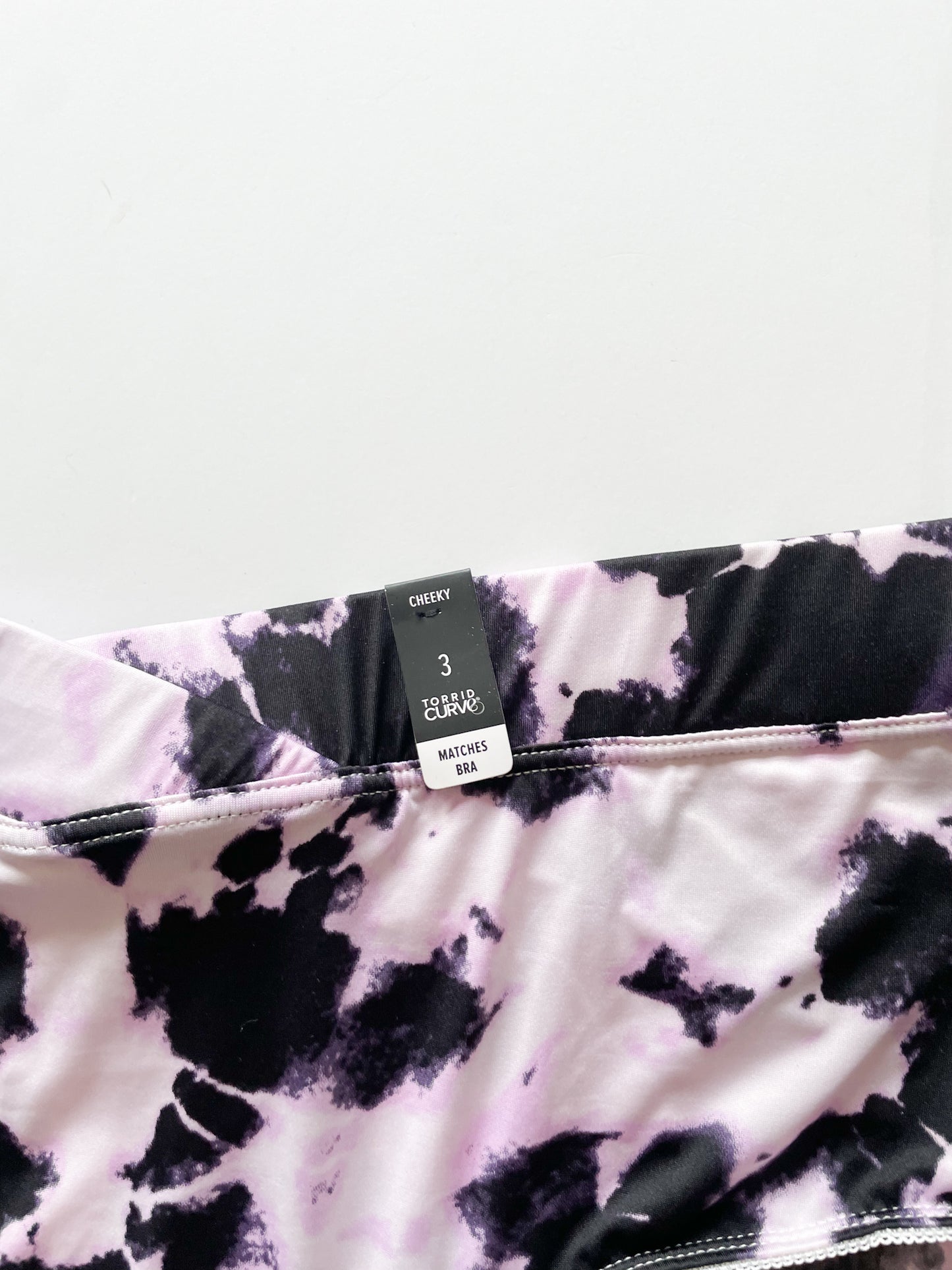 Torrid Cheeky Purple Tie-Dye Low Rise Underwear - 3X