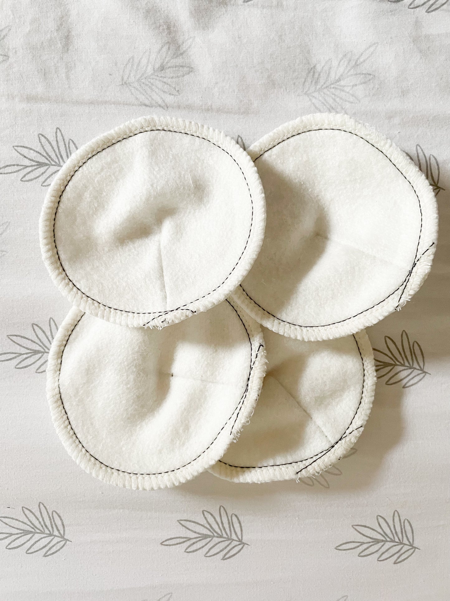 Organic Bamboo Reusable Nursing Breast Pads - 4 Pack