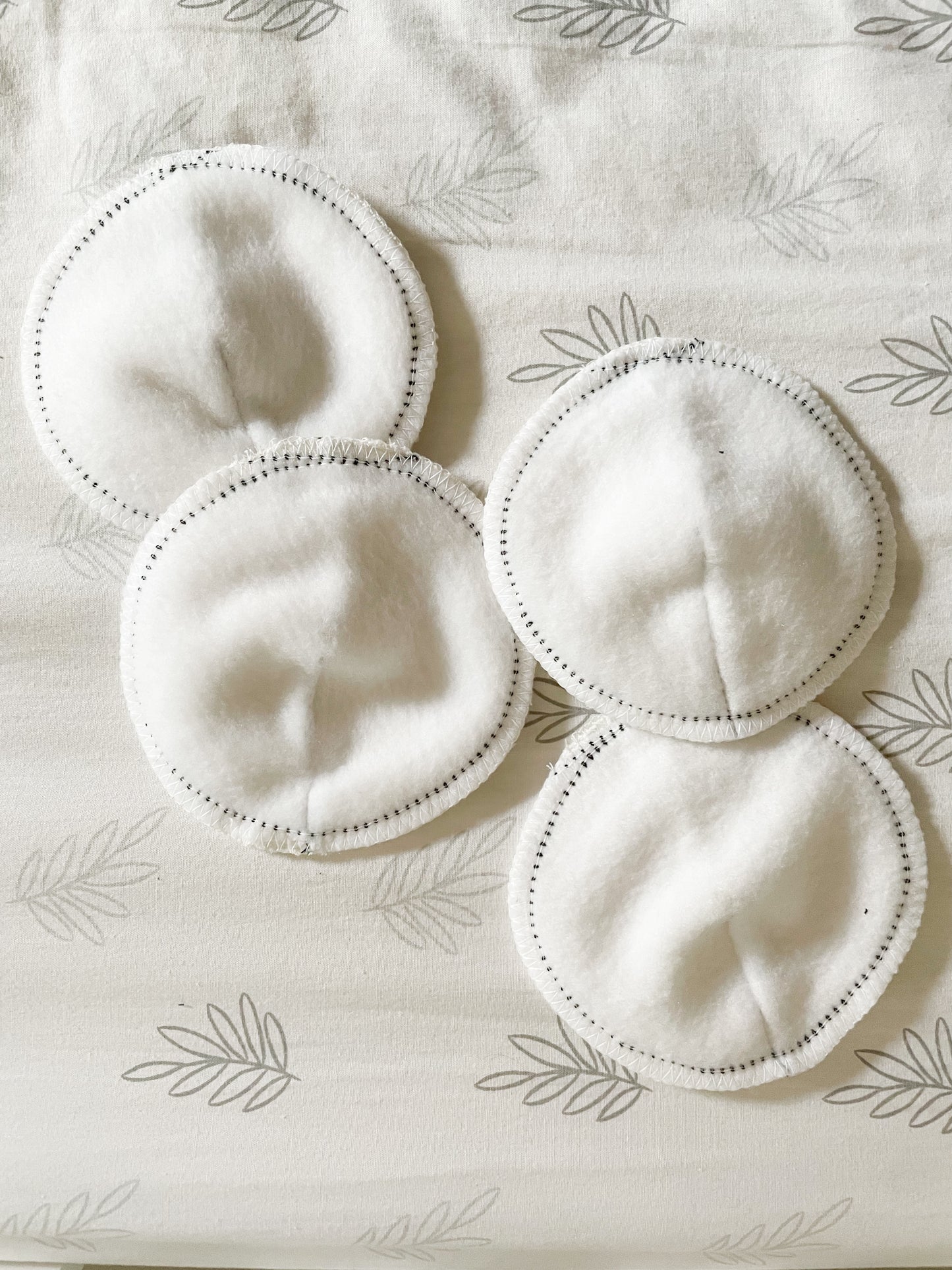 Organic Bamboo Reusable Nursing Breast Pads - 4 Pack