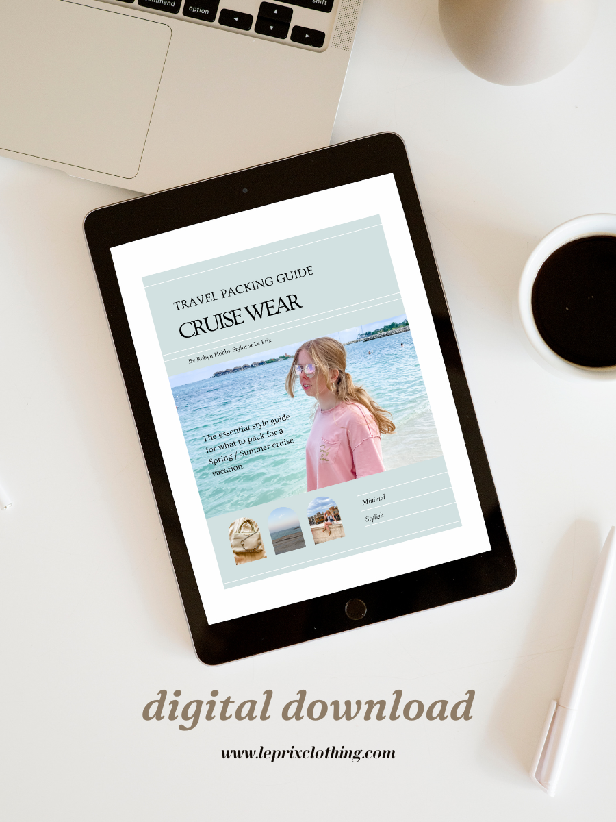 Minimalist Cruise Packing & Travel Guide - Printable & Instant Download Packing List