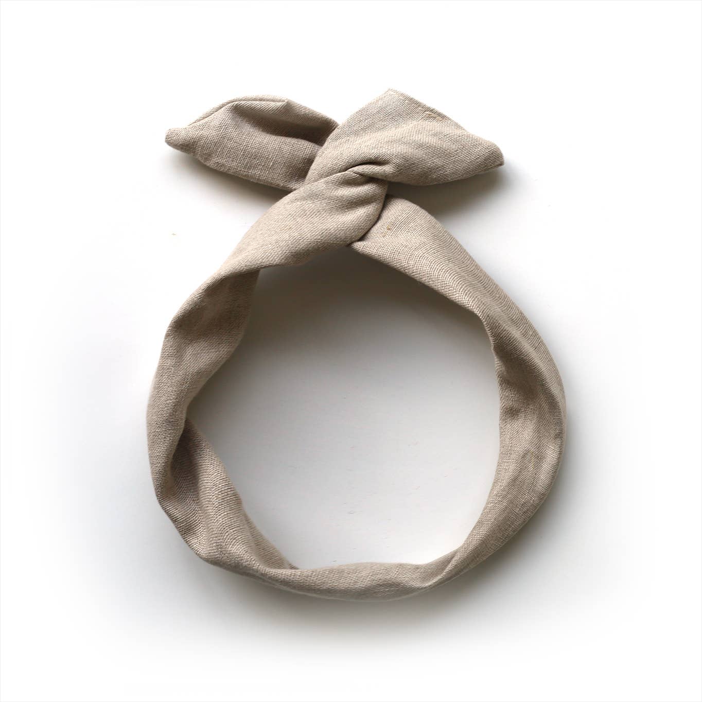 Beach 100% Linen Twisted Headband