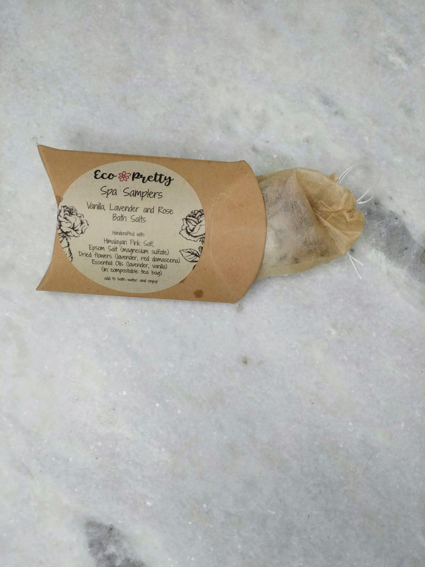 Natural Rejuvenating Spa Bath Salts - Single (34g)