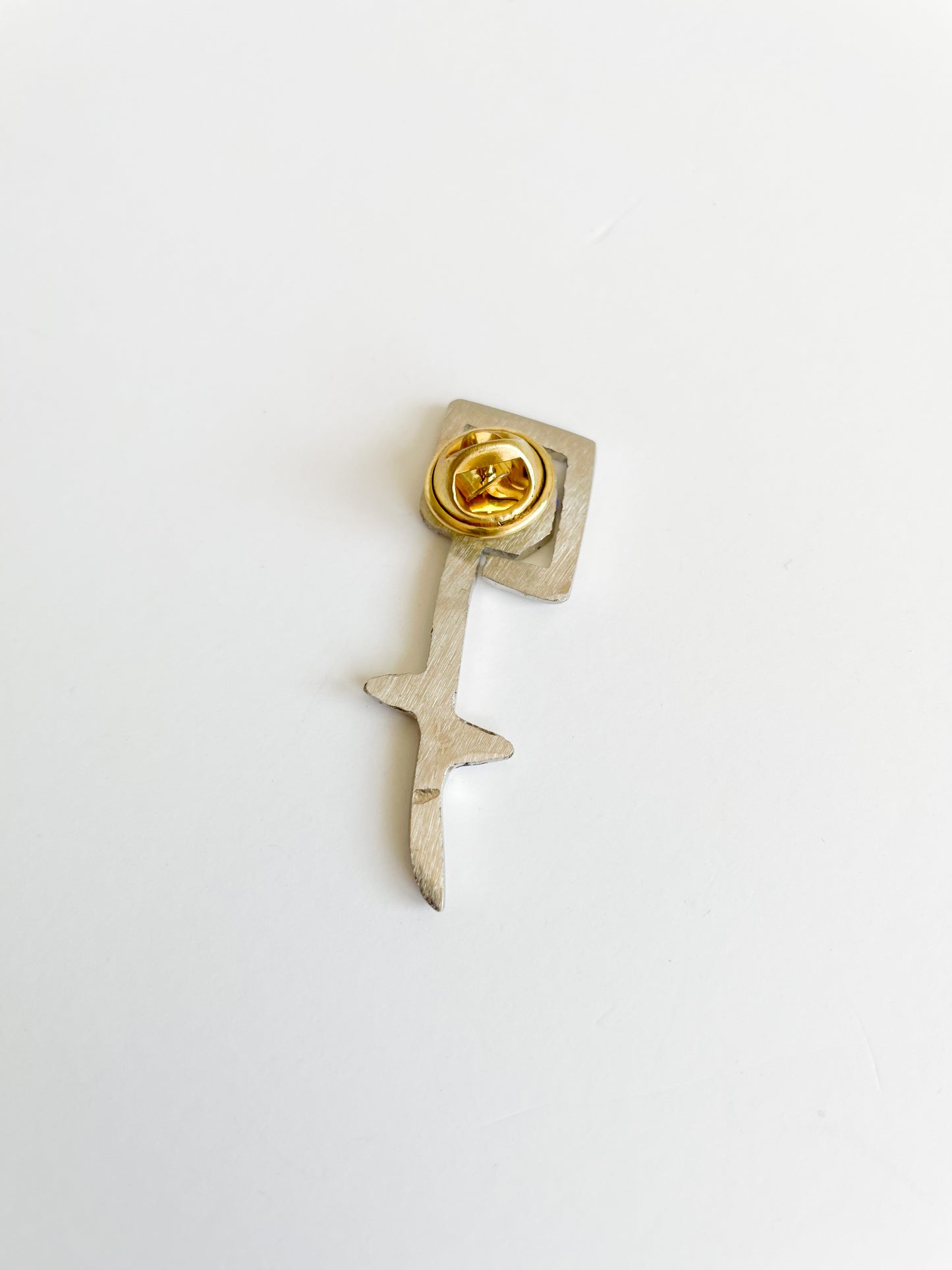 Dusty Purple Rose Brooch Pin