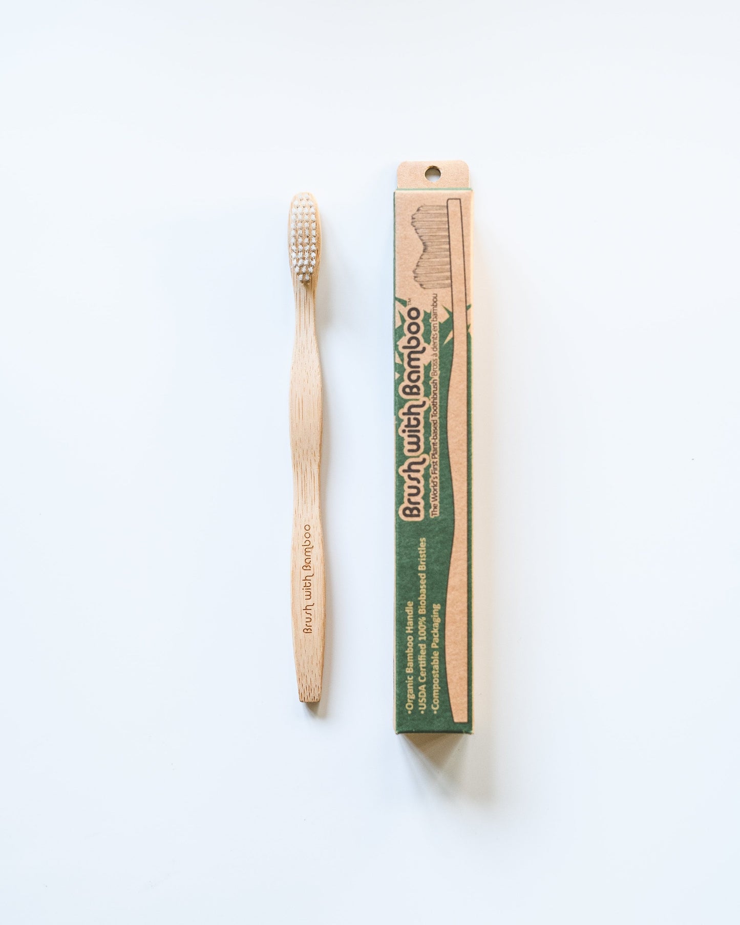 Plant-Based Bamboo Toothbrush - Adult