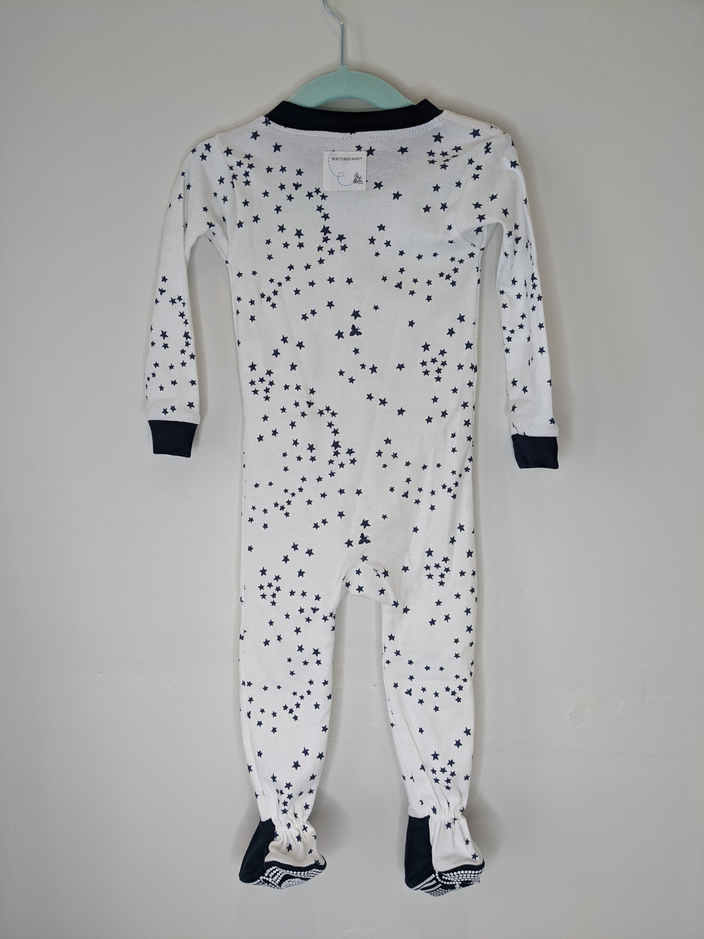 Burt's Bees Stars and Bees Sleeper with Feet 12 months