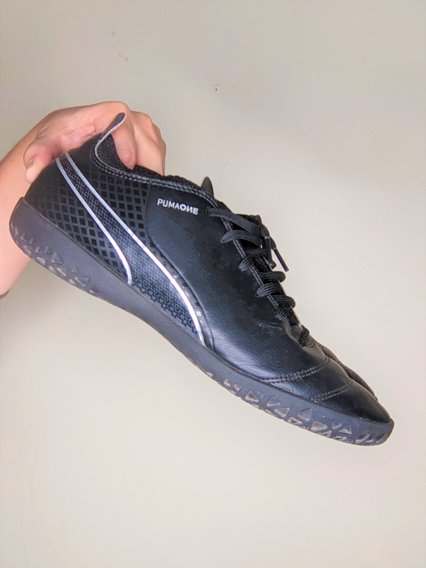 Puma Black Trainer Shoes - Size 8