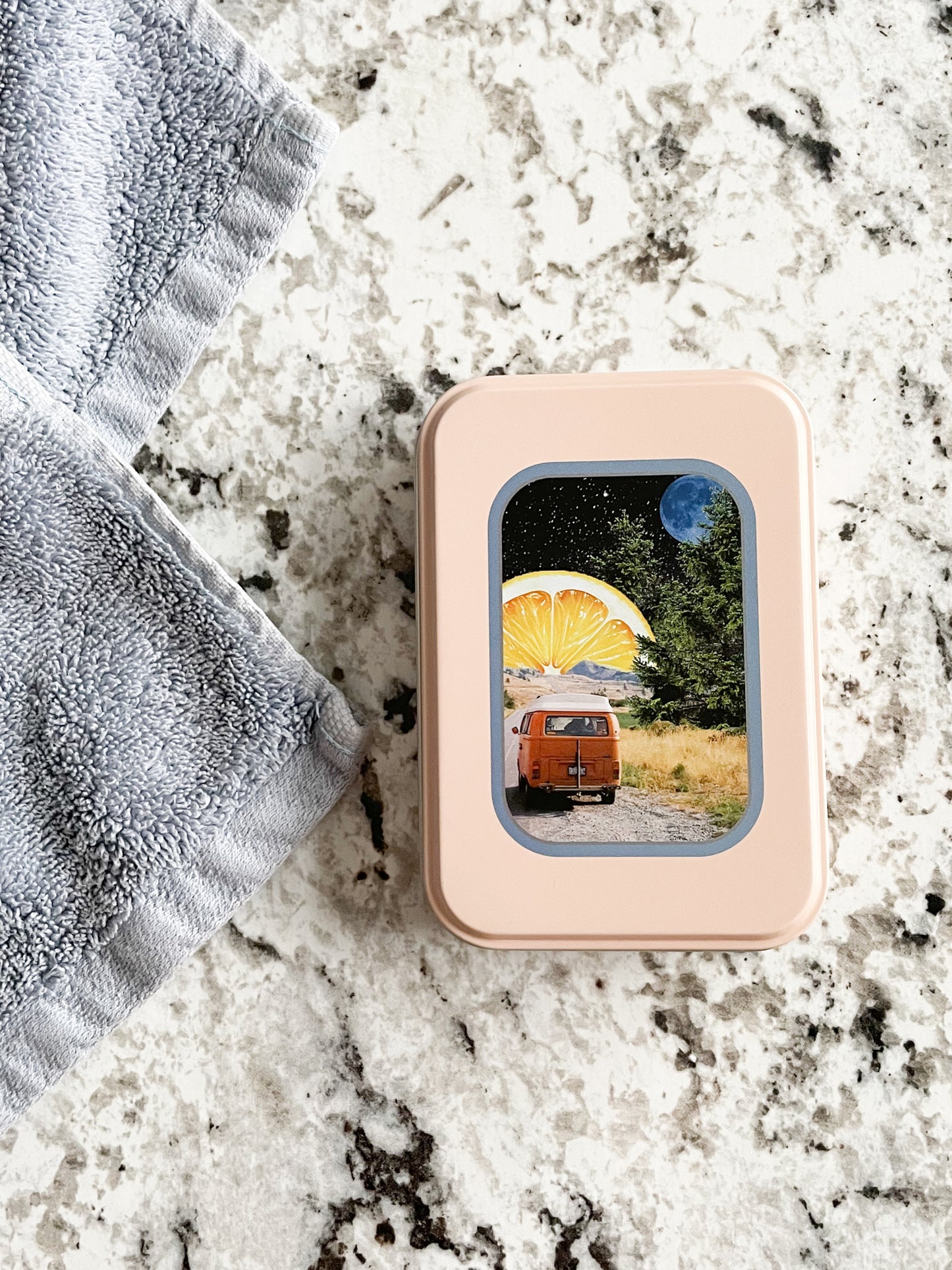 Metal Soap Shampoo Travel Tin Case - Van Life