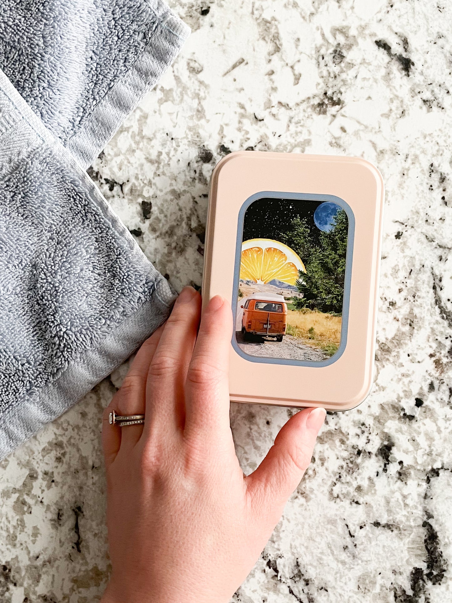Metal Soap Shampoo Travel Tin Case - Van Life