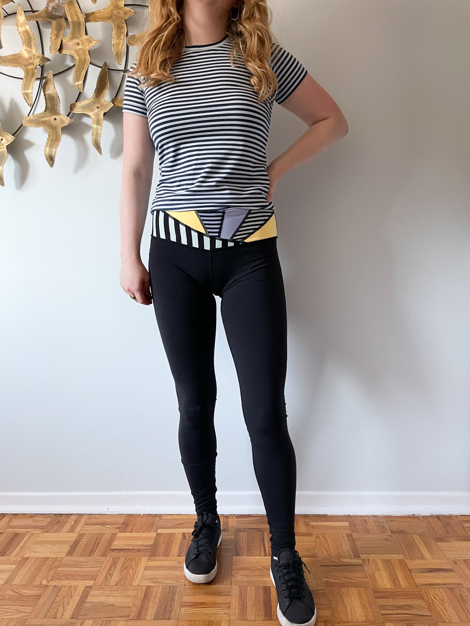 Lululemon Yellow Colorful Patterned Waistband High Rise Leggings - Siz – Le  Prix Fashion  Consulting