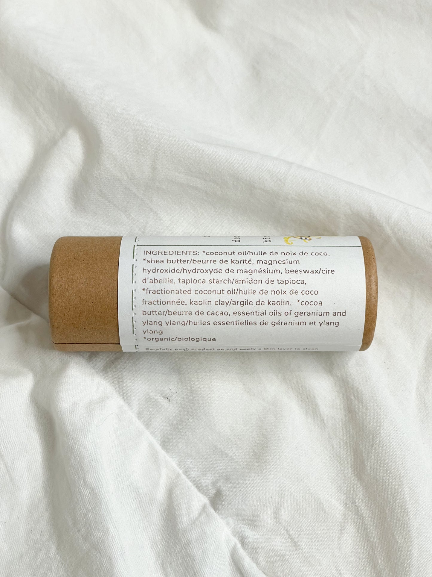 Floral Handmade Baking Soda Free Natural Deodorant - Geranium & Ylang Ylang