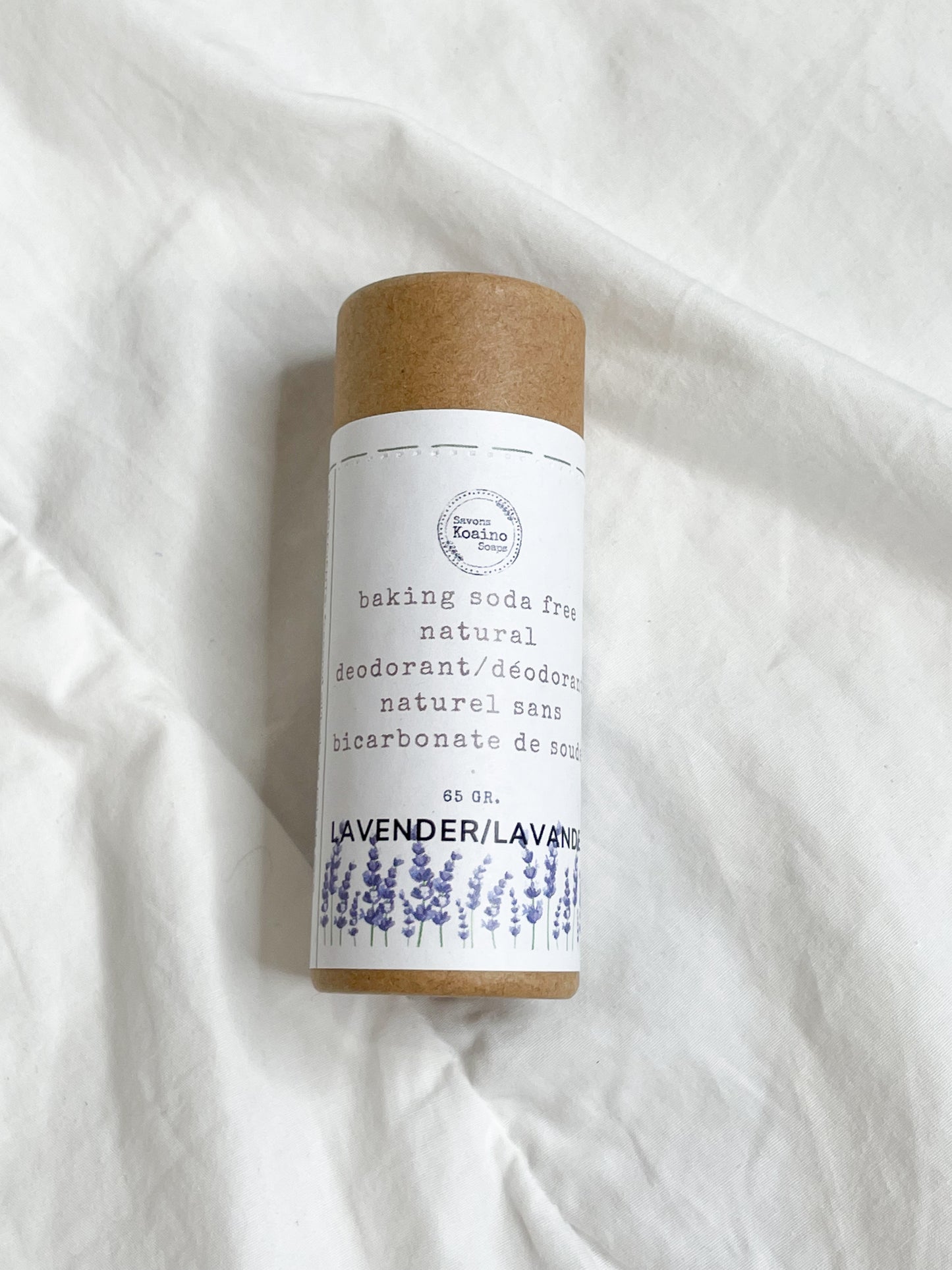 Lavender Handmade Baking Soda Free Natural Deodorant