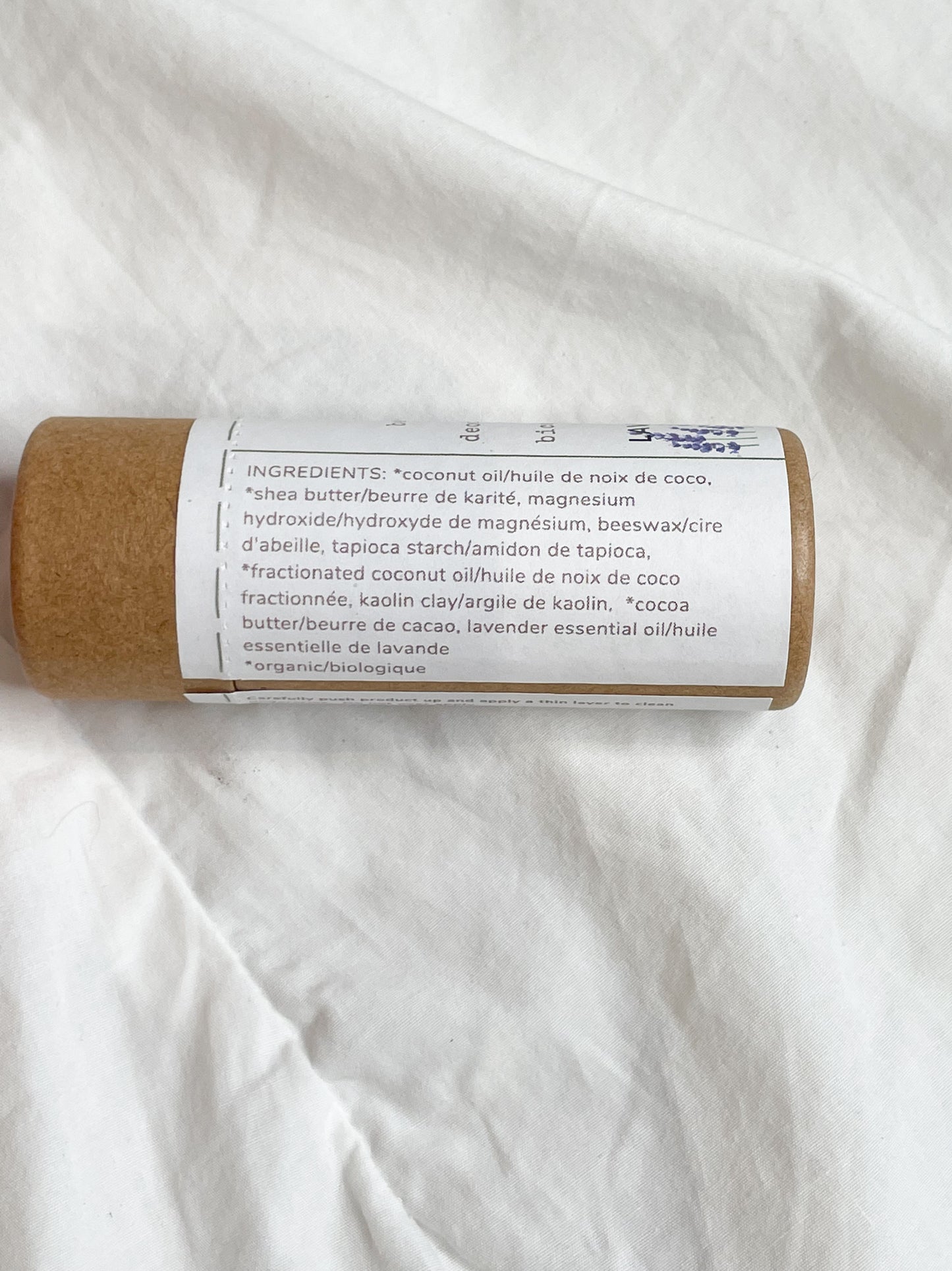 Lavender Handmade Baking Soda Free Natural Deodorant