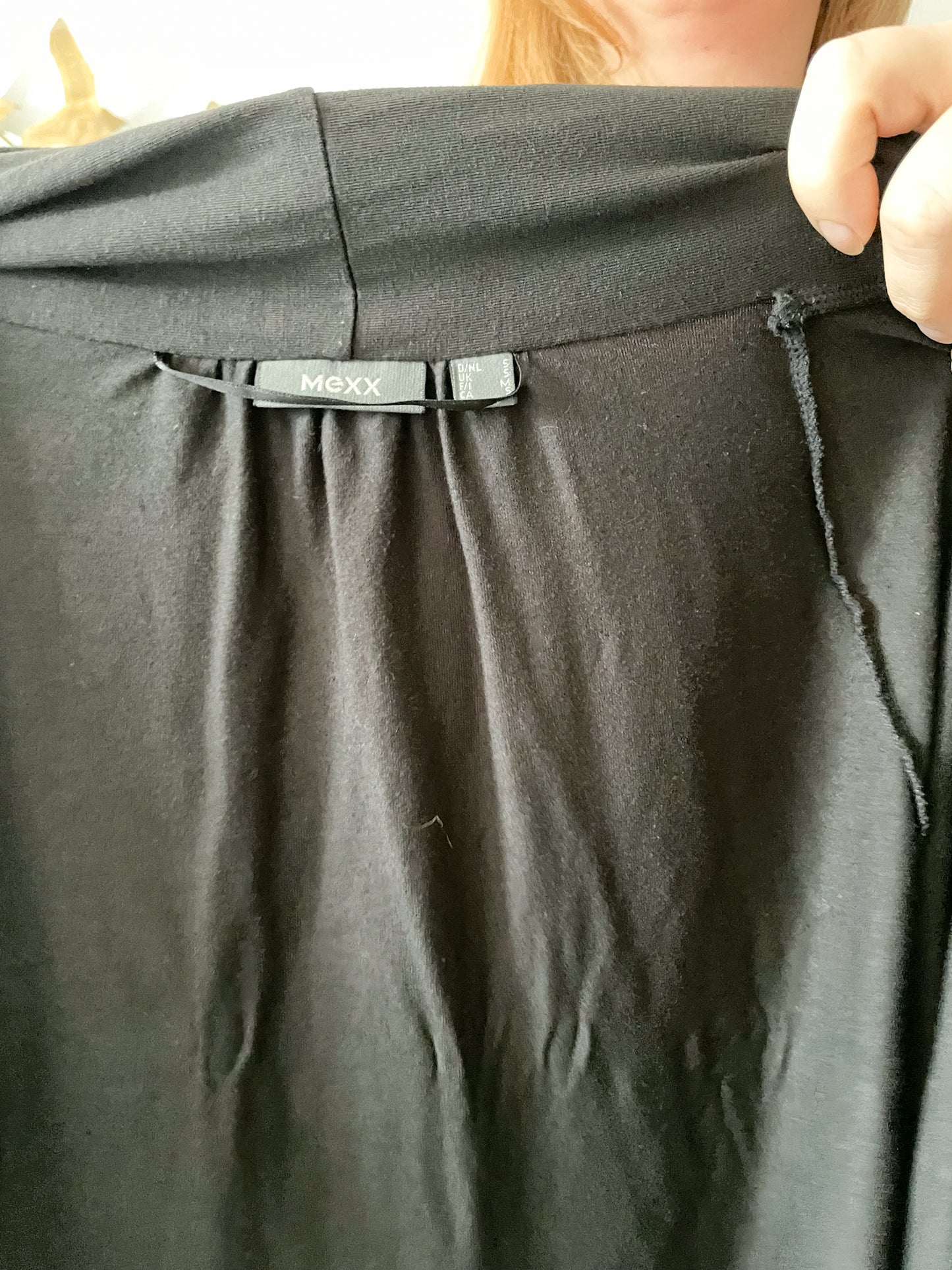 MEXX Black Jersey Stretch Cropped Bolero Sweater - S/M/L