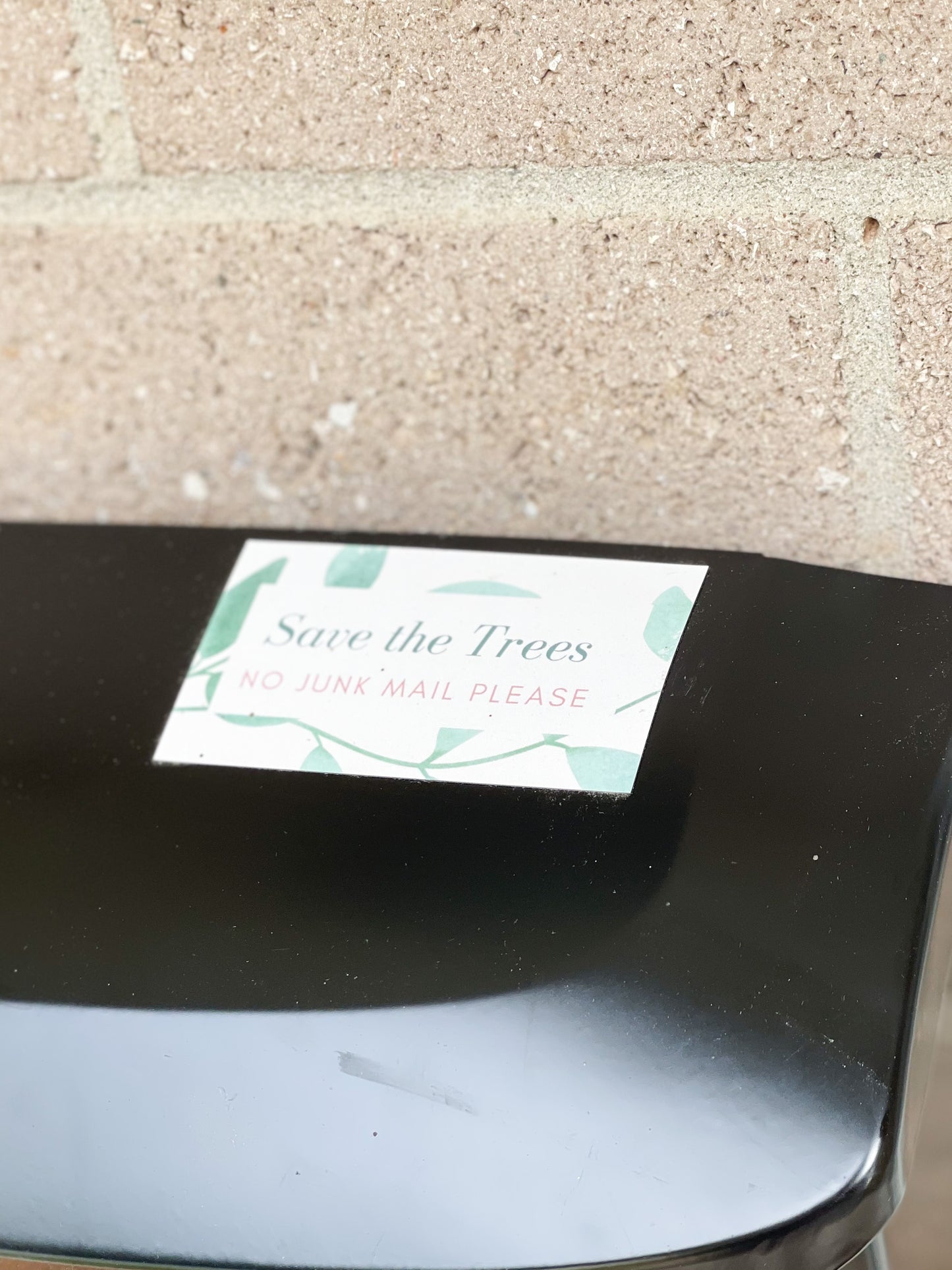 Save the Trees No Junk Mail Please Mailbox Magnet