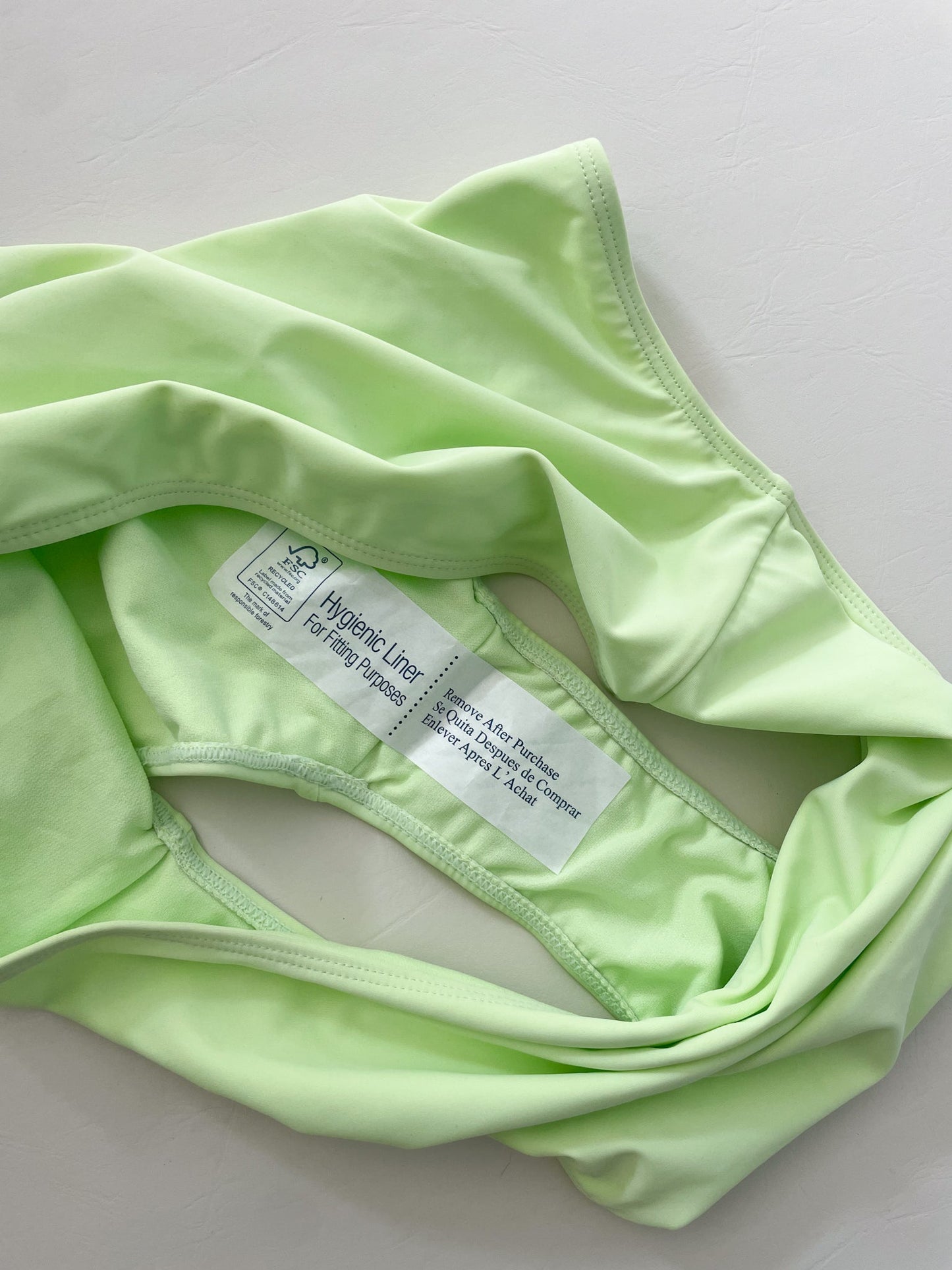 Island Soul Curve Citron Green High Waisted Bikini Bottoms NWOT - 1X