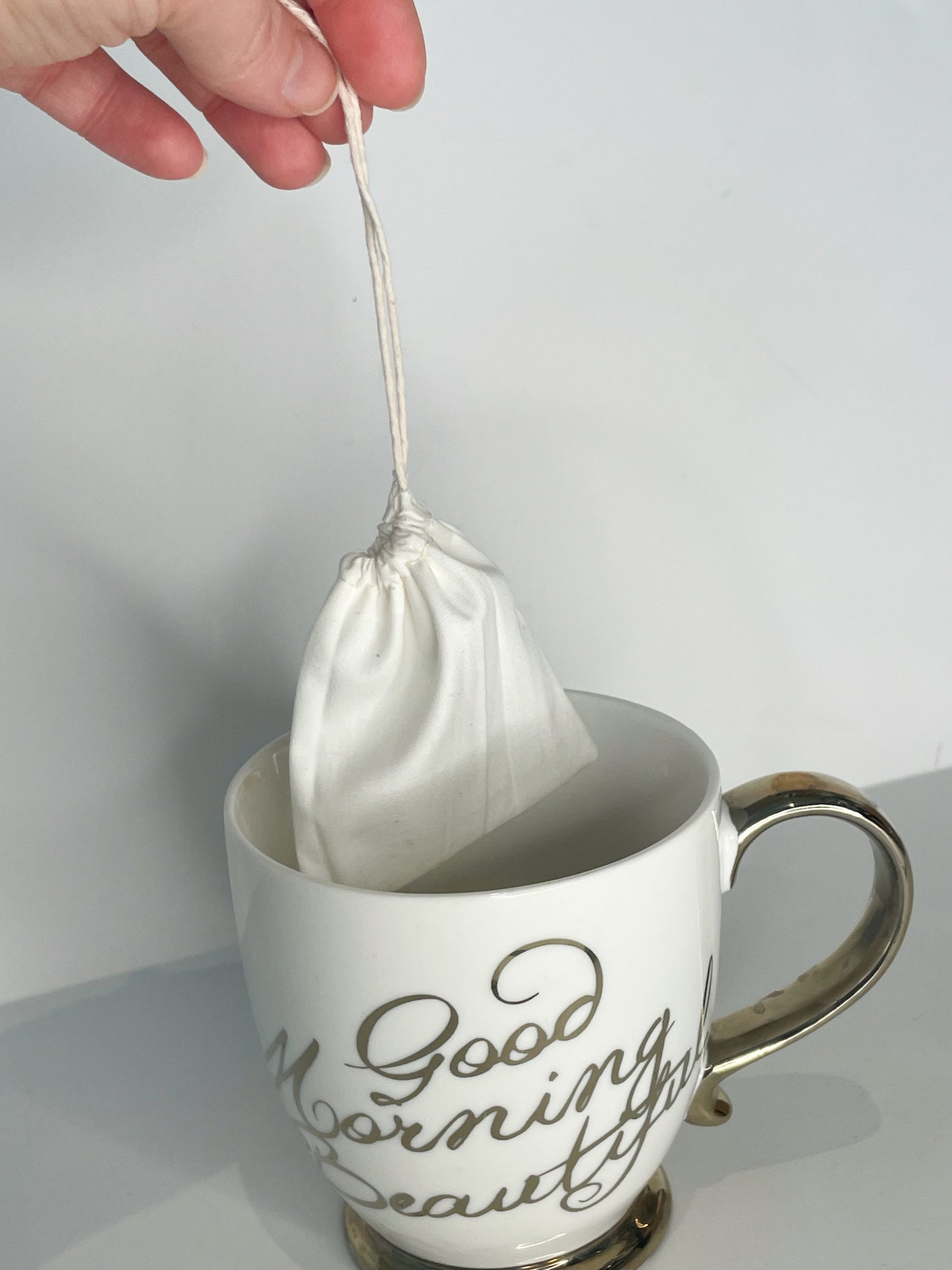 Reusable Unbleached Cotton Muslin Tea Bags