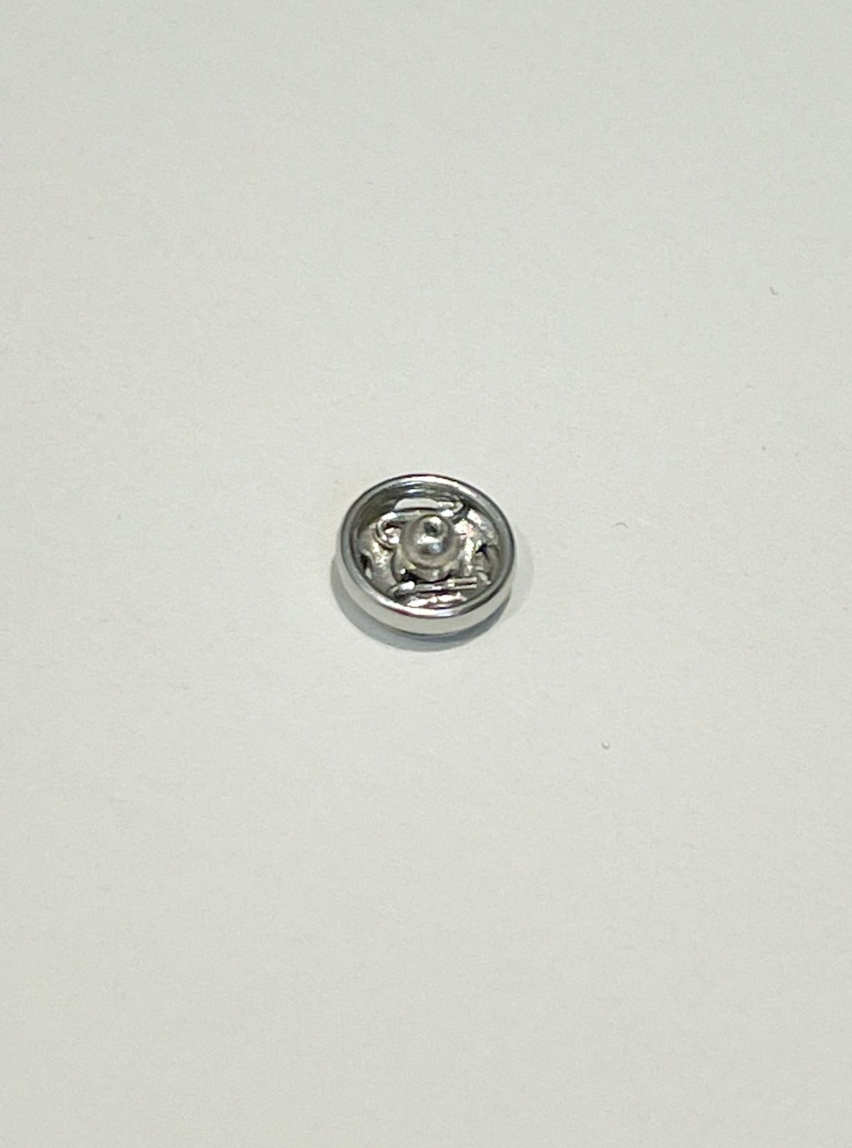 Small Sew-on Silver Metal Snap Fasteners