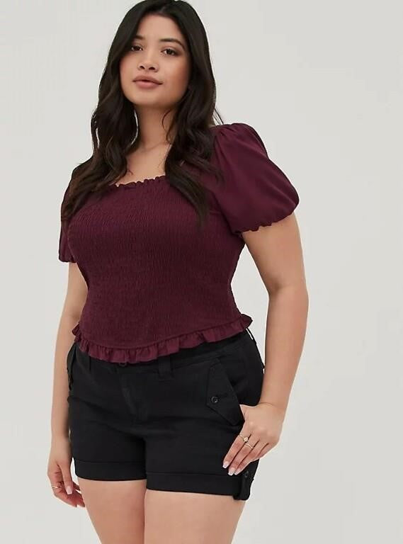 Torrid Black High Rise Shorts NWT - Size 18