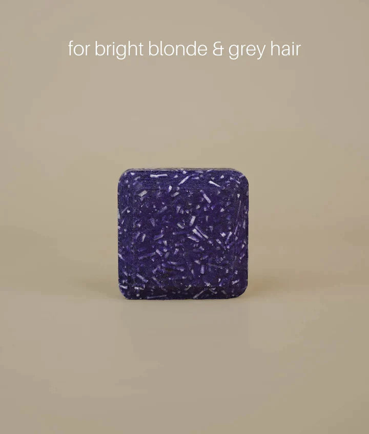 PURPLE Suds Shampoo Bar - Light Blonde + Grey Hair