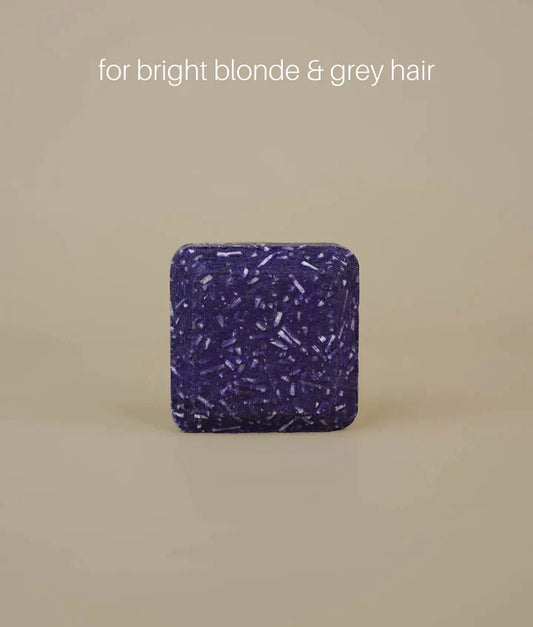 PURPLE Suds Shampoo Bar - Light Blonde + Grey Hair