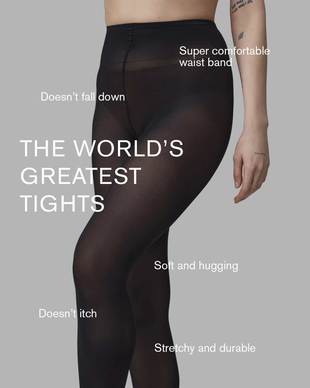 Swedish Stocking Olivia Premium Tights - Black