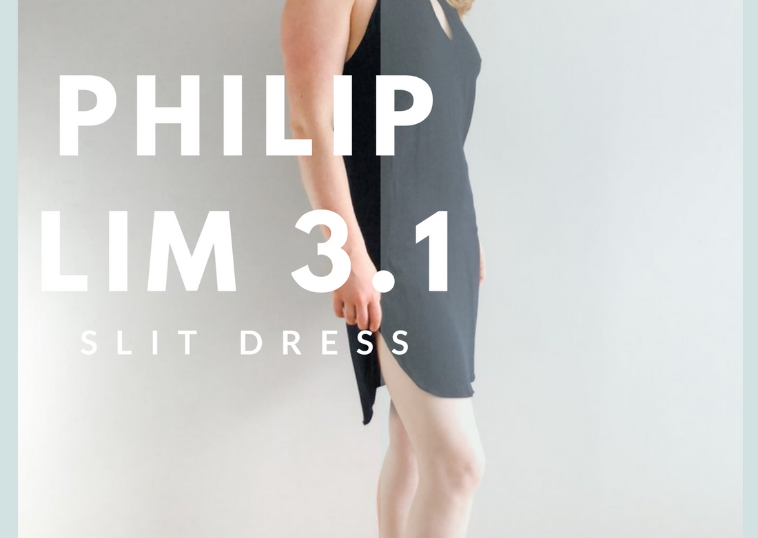 Philip Lim 3.1 Navy Halter Slit Sheath Dress - Size 2