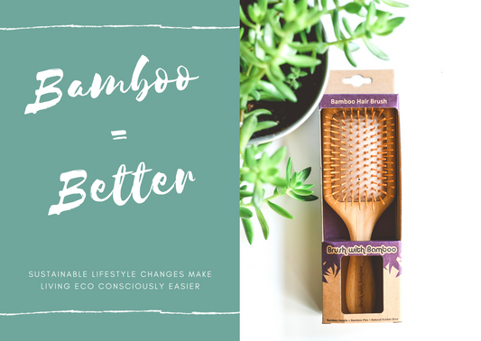 Zero Waste Biodegradable Bamboo Hairbrushes