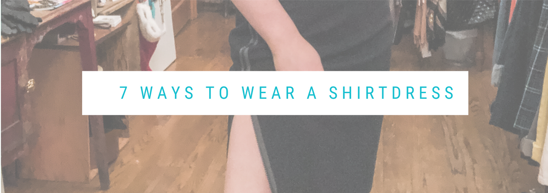 7 Unexpected Ways to Style a Navy Shirt Dress